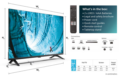 Philips 40PHS6009 Full HD LED Smart TV - 40 Inch Display with Pixel Plus