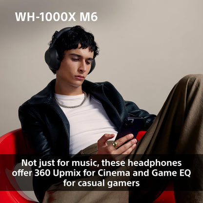 Sony WH-1000XM6 Flagship Noise Cancelling Over-Ear Wireless Bluetooth Headphones