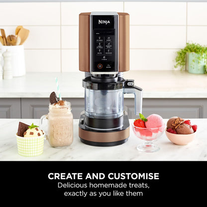 Ninja CREAMi Ice Cream Maker & Frozen Dessert Maker with 3 Tubs, 7 Programs