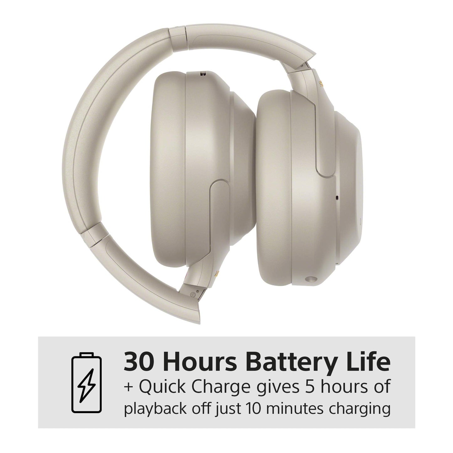 Sony WH-1000XM4 Noise Cancelling Wireless Headphones - 30 hours battery life