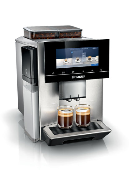 SIEMENS EQ900 Plus Fully Automatic Bean to Cup Coffee Machine, 6.8" Touch Screen Display