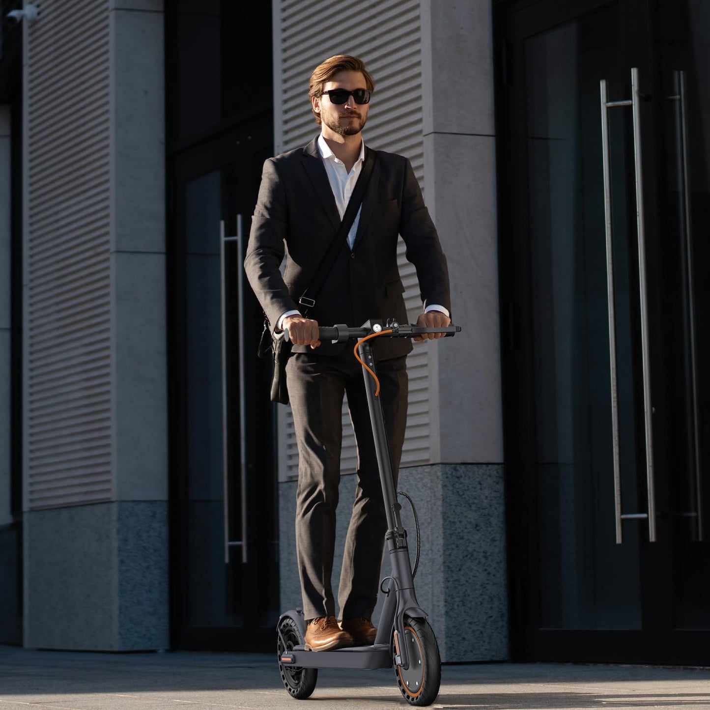 Riceel Electric Scooter, Max Speed 25 km/h, Max Range 20 km, 8.5" Solid Tire