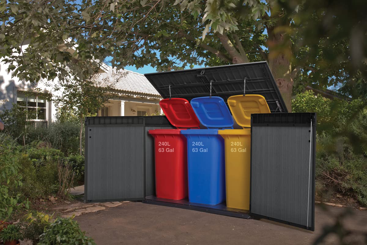 KETER Cortina Mega Grey 2,020 Litre Polypropylene Storage Chest