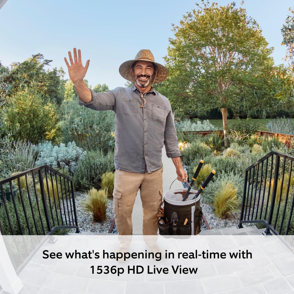 Ring Battery Video Doorbell Plus (Newest gen) | DIY Wireless Video Doorbell Camera