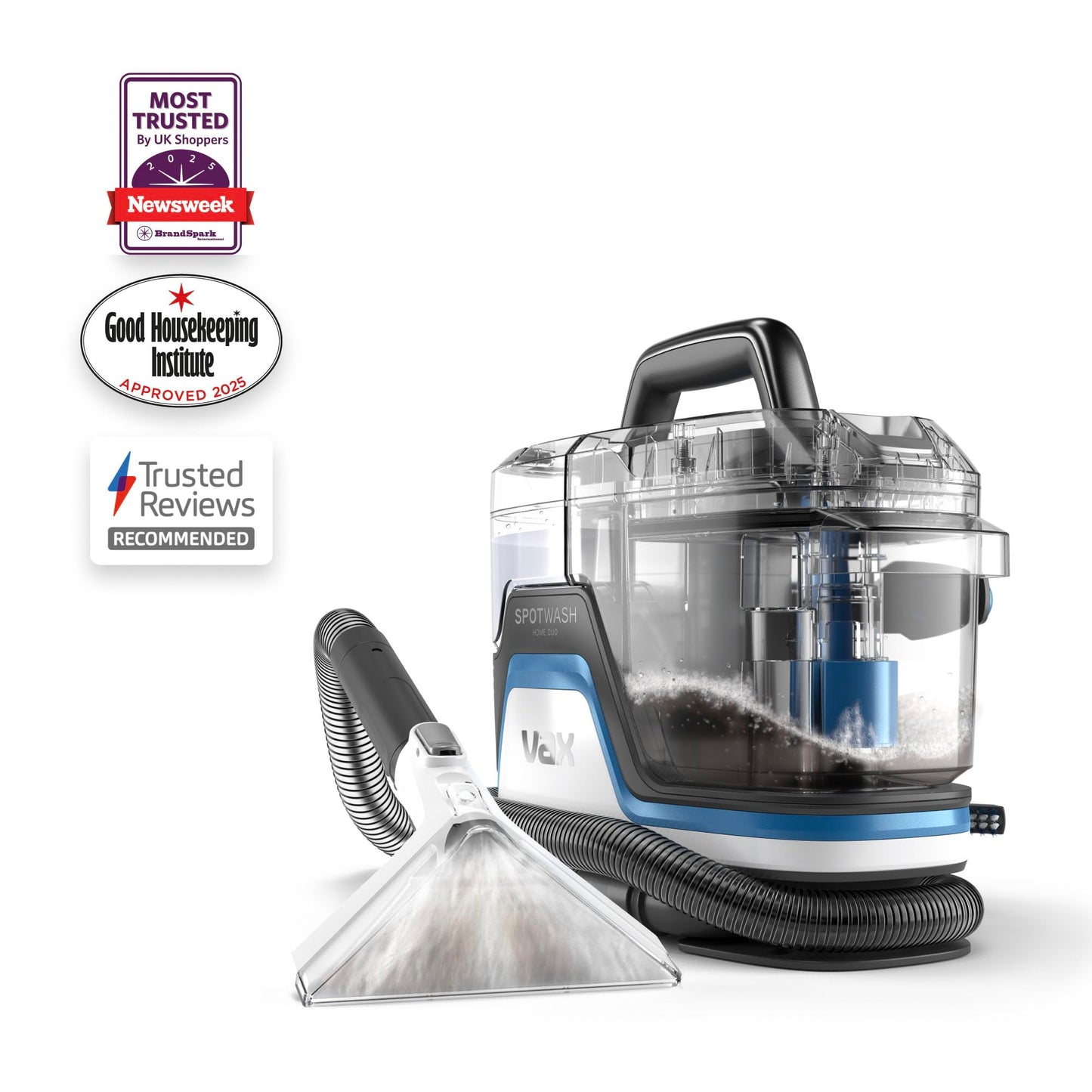 Vax CDSW-MPXP SpotWash Home Duo Spot Cleaner, Stain, Car, Upholstery, Sofa and Carpet Cleaning Machine