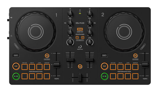 Pioneer DJ AlphaTheta DDJ-FLX2 Compact 2-channel DJ controller