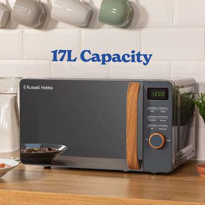 Russell Hobbs RHMD714G 17 L 700 W Scandi Grey Digital Microwave with 5 Power Levels s