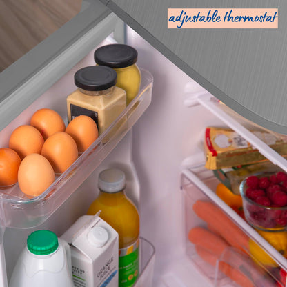 Russell Hobbs Undercounter Fridge Freezer 48cm Wide 85 Litre Total Capacity 61L/24L, LED Light