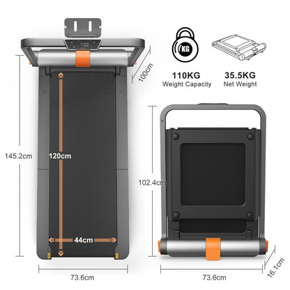 WalkingPad MC11 Treadmills for Home Foldable with 120×44cm Large Running Area