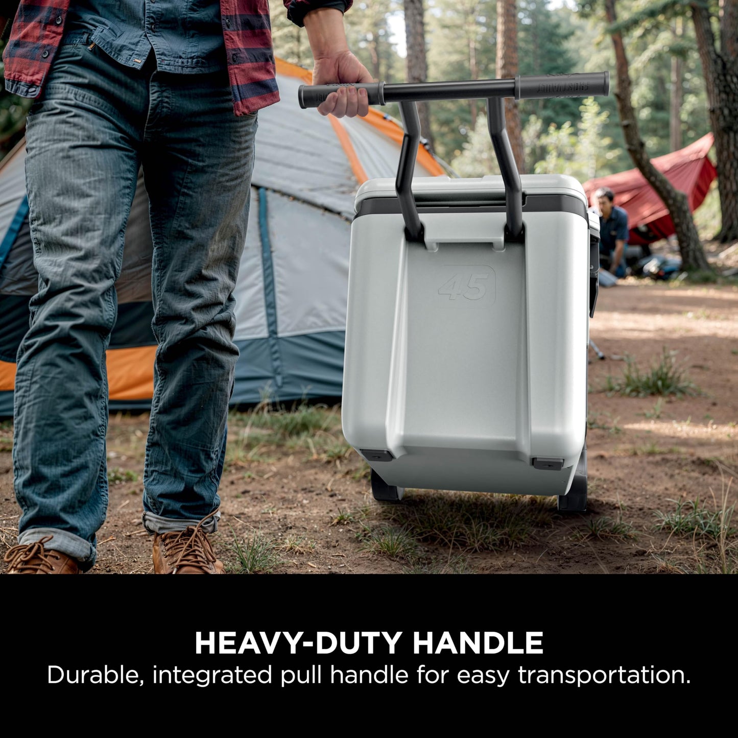 Ninja FrostVault Heavy-Duty Insulated Cool Box, Wheeled Premium Cooler