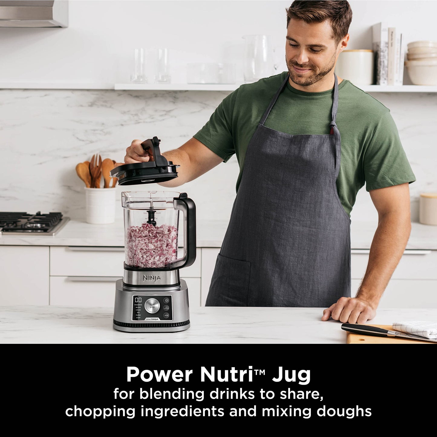 Ninja Foodi Power Nutri Blender 3-in-1, Blend Smoothie Bowls, Thick Spreads & Frozen Drinks