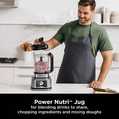 Ninja Foodi Power Nutri Blender 3-in-1, Blend Smoothie Bowls, Thick Spreads & Frozen Drinks