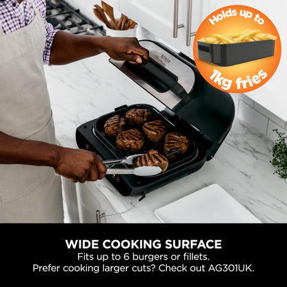 Ninja Foodi Max AG551UK Health Grill & Air Fryer - Grey