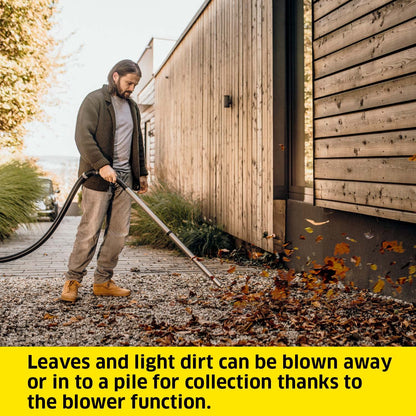 Kärcher 16281030 Wet & Dry Vacuum Cleaner WD 3, blower function, power: 1000W, plastic container: 17L