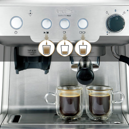 Breville Barista Max Espresso Machine | Latte & Cappuccino Coffee Maker