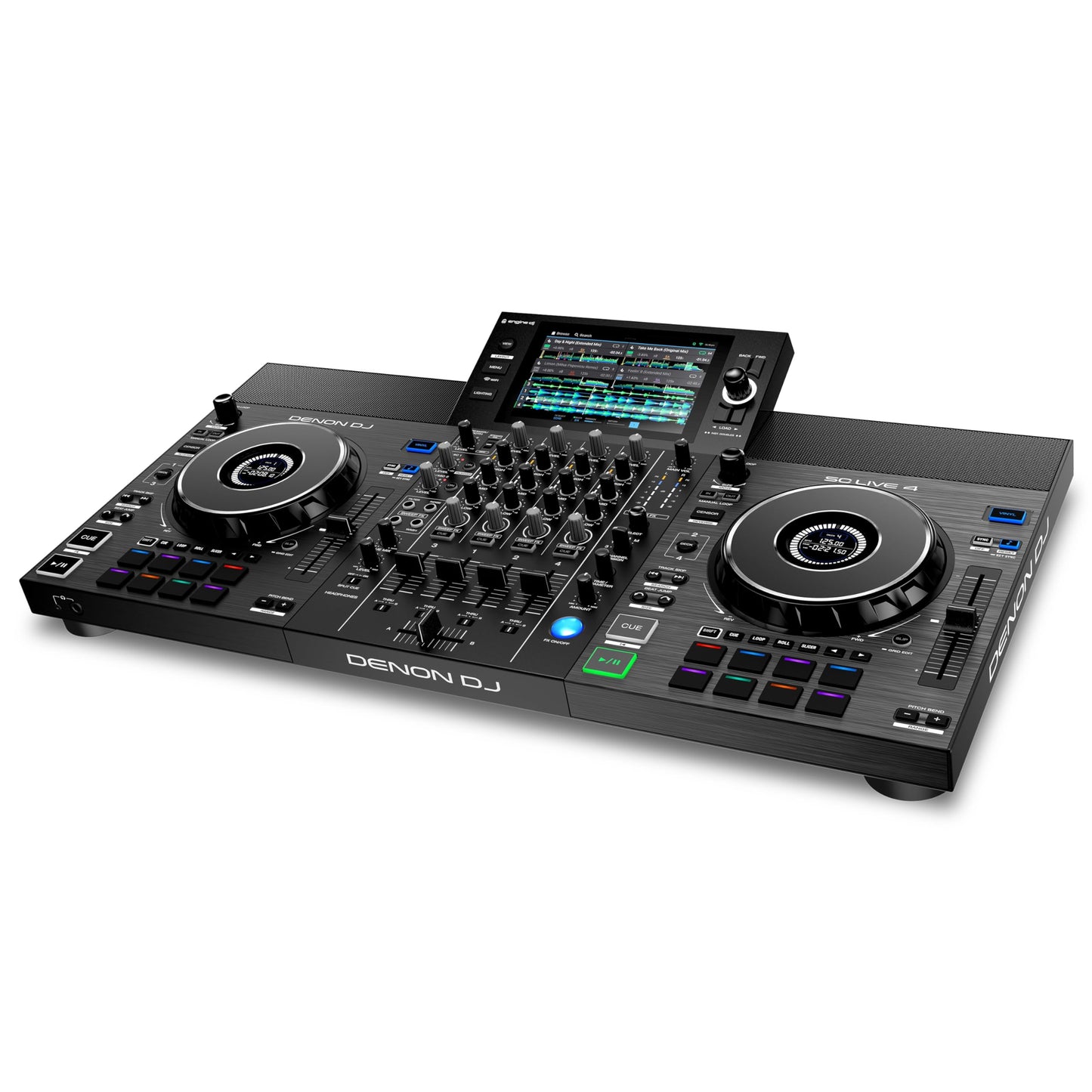 Denon DJ SC LIVE 4 Standalone DJ Controller with Stem Separation on 4-Decks