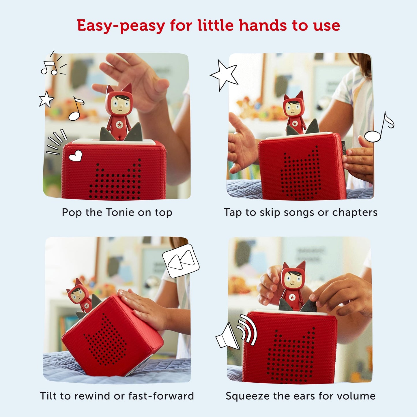 tonies Blue Starterset Julia Donaldson Bundle - Snail & The Whale, Gruffalos Child, Stick Man, Zog