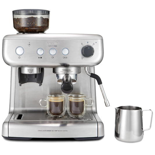 Breville Barista Max Espresso Machine | Latte & Cappuccino Coffee Maker