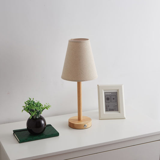 Nordic Style Cordless Wooden Table Lamp