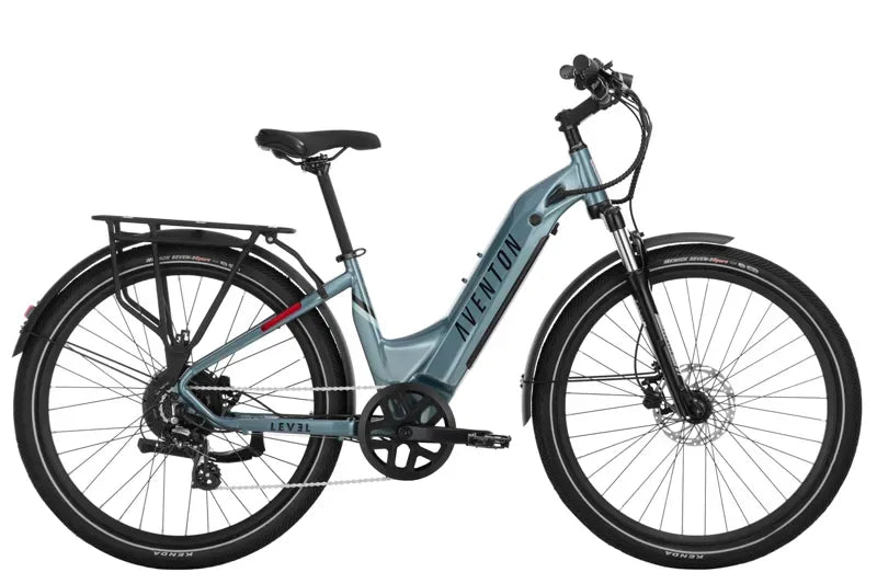 Aventon Level.2 Step-Through Commuter E-Bike In Glacier
