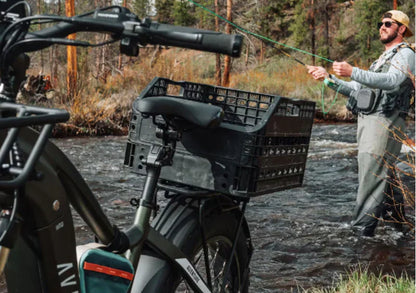 Aventon Aventure.2 Step-Through Fat Tire E-bike in Cobalt Blue