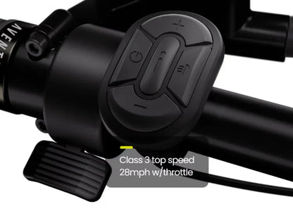 Aventon Aventure.2 Step-Through Fat Tire E-bike in Slate Grey