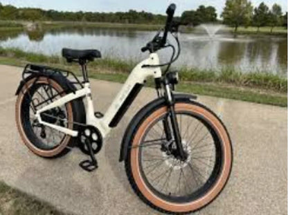 AIMA Big Sur All-Terrain E-Bike in White