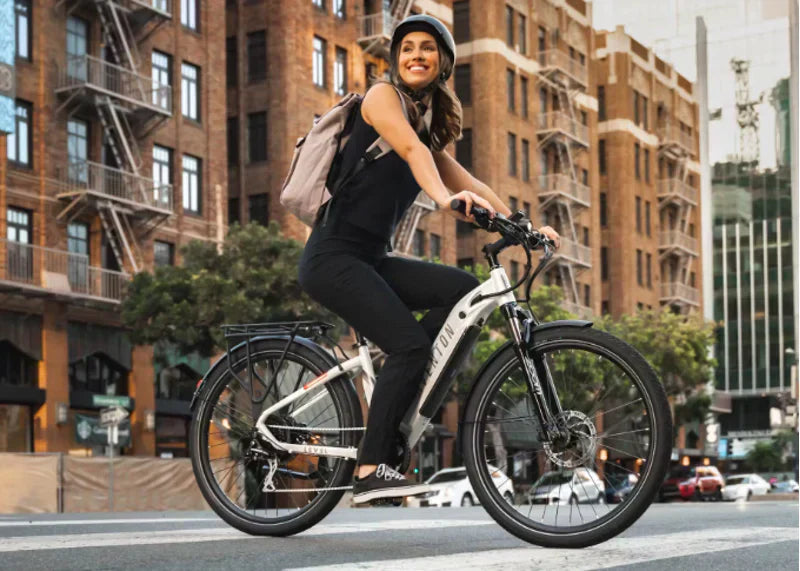 Aventon Level.2 Step-Through Commuter E-Bike In Glacier