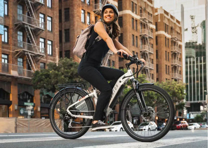 Aventon Level.2 Step-Through Commuter E-Bike In Glacier