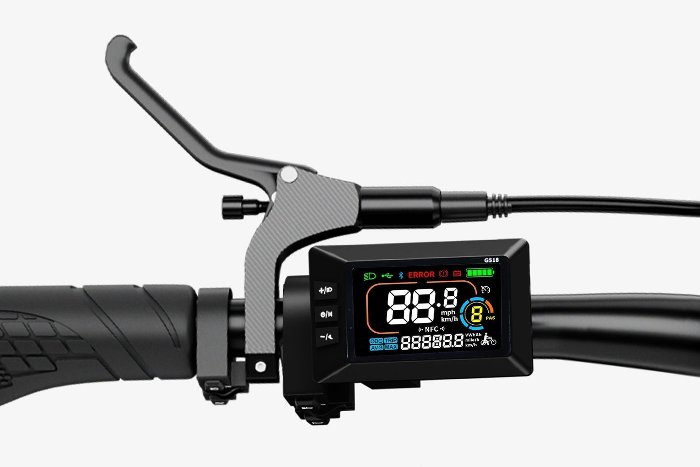 Luckeep X1 Lite Folding E-Bike – 1500W Peak, 60-Mile Range